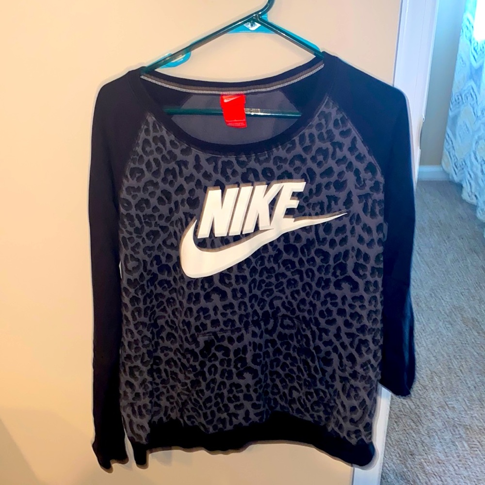 Leopard lounge active sweatshirt